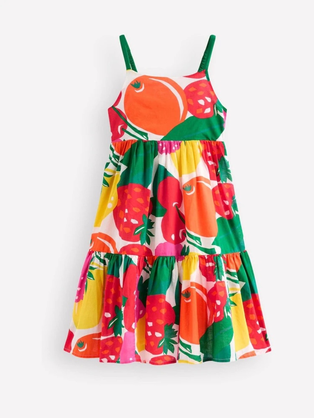 Mini Boden Girls Aurelia Tiered Twirly Dress-Multi
Giant Fruit Size 3-4 years